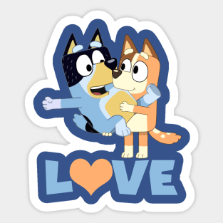 Love Dog Sticker